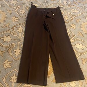 Lauren Ralph Lauren Wide Leg Black Dress Pants size 6 $30